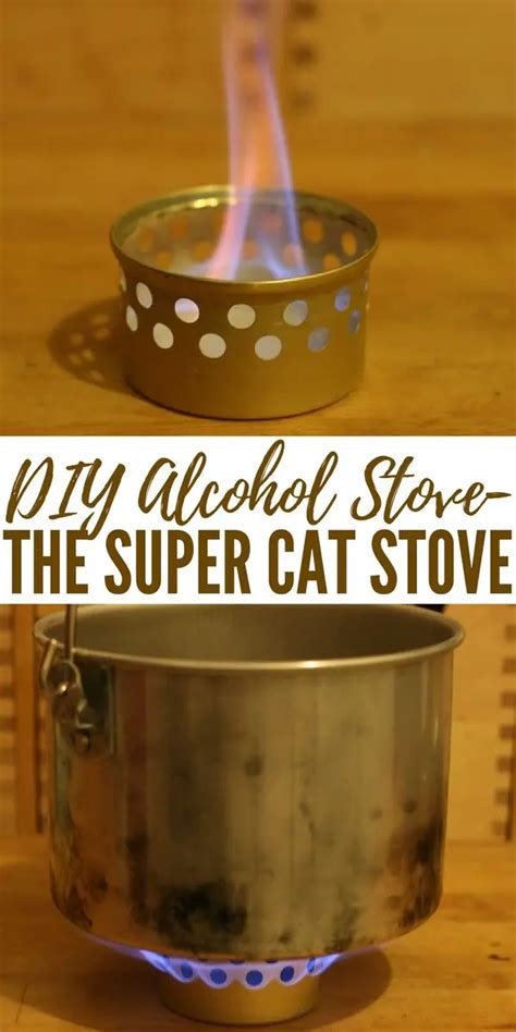 cat stove alcohol